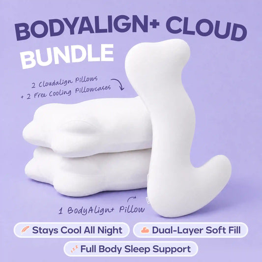 BodyAlign Plus+ Cooling Pillow + 2 CloudAlign Pillows